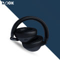 Rock Vibe Wireless Headphone With Mic l Active Noise Cancelling Black Headphones | Bluetooth 5.3 l 50hrs Good Battery Life. 