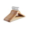 Brown Wood Cloth Hanger, 12 Pcs. 