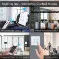MOES Tuya Smart Life WiFi RF 2 Gang Double Curtain Blind Switch for Roller Shutter Electric Motor With Google Home Alexa. 