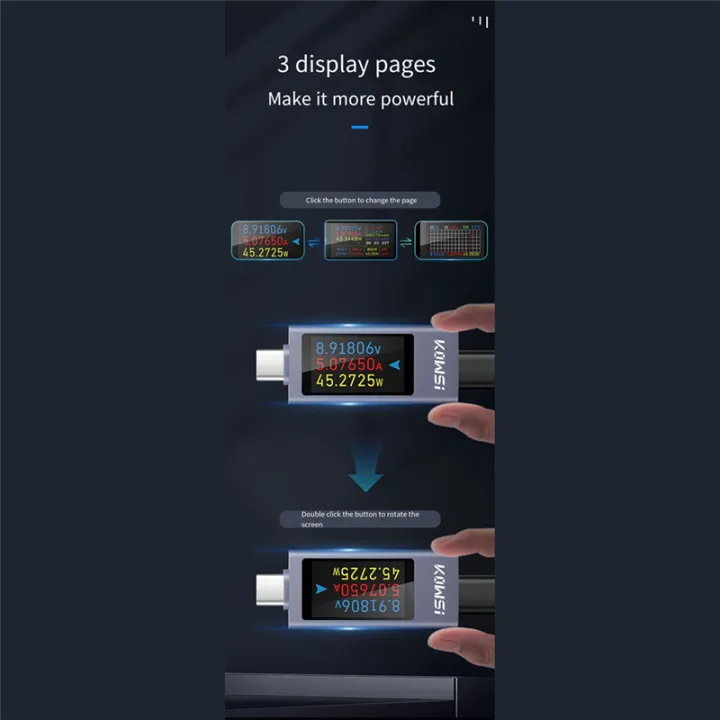 Power%20Meter%20Type-C%20Tester%20Multifunction%20Digital%20Display%20Ammeter%20Power%20Meter%20Detector%20for%20Electrician%20Tool%20-%20Image%208