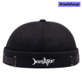 Anedshaop Vintage Brimless Hat Breathable Shark Beanie Hat Cotton Retro Men Original Adjustable Docker Cap Literary Sailor Cap Women Hip Hop Hat. 
