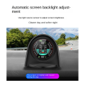X94 Car HUD Digital Inclinometer Clinometer Accessory Parts 4X4GPS Off-Road Auto Pitch Roll Angle Smart Up Display Slope Meter. 