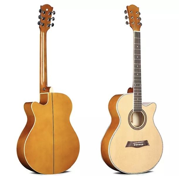 Deviser L-706 Semi-Acoustic Guitar - Natural