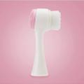 3D Double Side Face Washing Brush with OFT Fur Silica Instrument for Home Based Face Clean and Pores Deep Cleanin. 