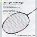 ALP-SPORTS HQ T1100 Full Carbon Fiber Badminton Racket 6U Ultra-Lightweight | 35LBS Tension | Mandala Art Design |. 