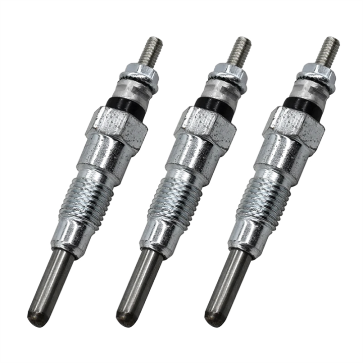 ARELENE 3PCS 15951-65510 1595165510 15951-65512 Engine Heater Glow Plugs 10mm for Engine D650 D750 D850 D950 D1102 D1302