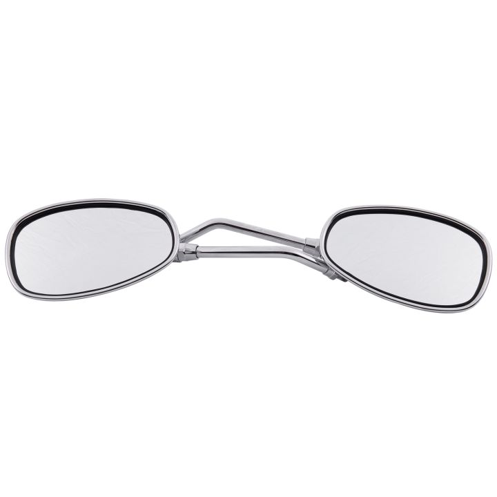 JAERBEE Universal Chrome Motorcycle Motorbike Mirrors for 10mm