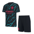 Manchester City 23/24 Third football Jersey Set For Men. 