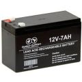 12 Volt 7 Amp Sealed Lead Acid Battery For Different Use. 