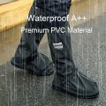 Double Coated Durable Water and Dust Proof, Rainproof Long Shoes Cover | Fashion Double Coated Rain Shoes Cover. 