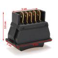 Universal DPDT 5 Pins Plastic 12V 20A Auto Car Power Window Control Switch Black. 