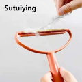 Sutuiying transparent bag Portable Lint Remover Pet Hair Remover Brush Lint Roller Sofa Clothes Cleaning Lint Brush Fuzz Fabric Shaver Brush Tool. 