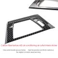 Carbon Fiber Center Console Panel Trim for 320Li F30 F35 13-19. 