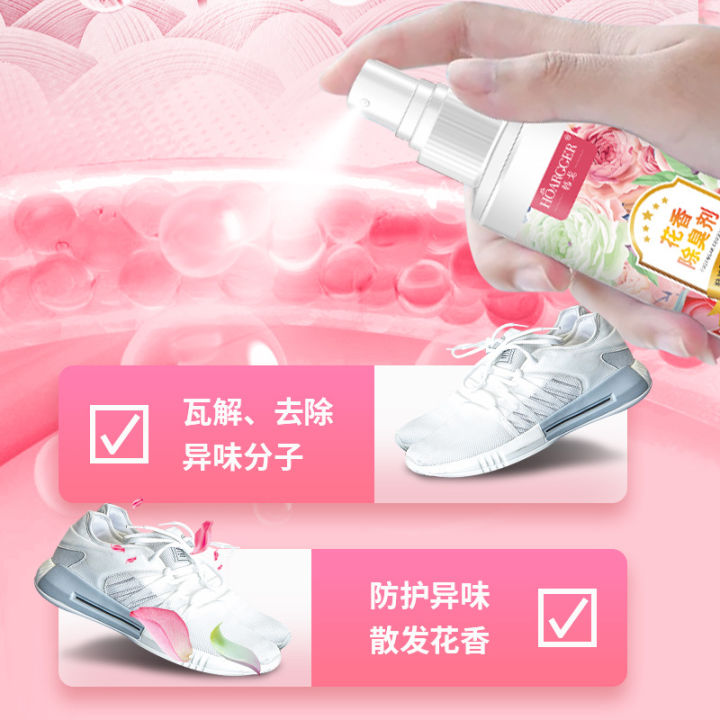 Miko Shoes and socks deodorant, floral foot odor spray, shoe cabinet, sports shoes and sneakers deodorant and deodorant air freshener