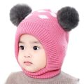 Newborn Cute Warm Baby Woolen Earflap Monkey Cap Topi Soft Knit Sock Winter Hat Beautiful Design For Baby Boy And Girl. 