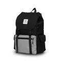 Mheecha Boulder Sack Black Ice Grey Unisex Backpack For Men And For Women With Laptop Compartment Fashion Travel Bag Daily Use. 
