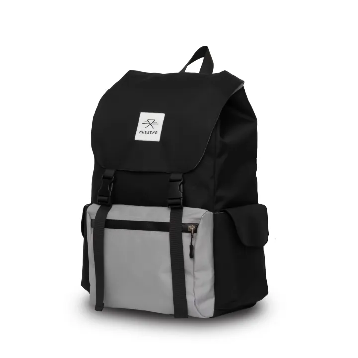 Mheecha%20Boulder%20Sack%20Black/Ice%20Grey%20for%20Men%20and%20Women%20(%20Unisex%20)%20Backpack%20with%20Laptop%20Compartment%20%7C%20Fashion%20Unisex%20Backpack%20%7C%20Bag%20-%20Image%203