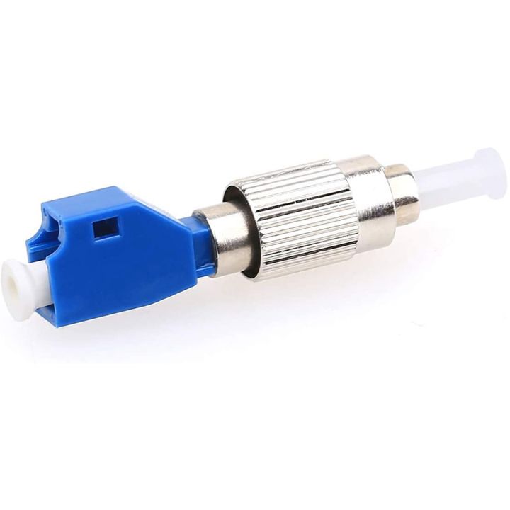 5Pcs Visual Fault Locator Adapter, Hybrid Fiber Optic Connector Adapter,Single Mode 9/125Um FC Male to LC Female Adapter