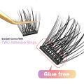 HOT Self-Adhesive False Eyelashes 156pcs Adhesive-Free False Eyelashes Getting Started Easy One Minute Out Mixed Sizes. 