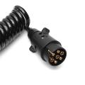 motors 2m Trailer Light Board Extension Cable Lead 7 Pin Plug & Socket Caravan Towing. 