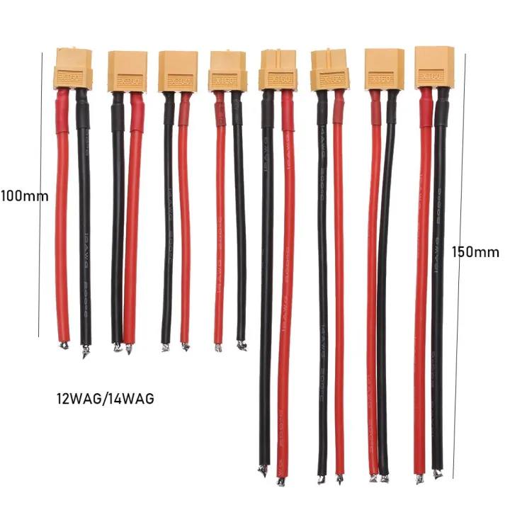 High%20Quality%20With%20Silicone%20Wire%2012%20AWG/14%20AWG%20Wires%20Cable%20Dual%20Extension%20XT60%20Connector%20Plug%20Female%20/%20male%2010CM/15CM%20Battery%20Connectors%20-%20Image%202