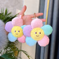 Plush Keychains Cute Sun Flower Car Key Chain New Sunflower Plush Keychain Women Ladies Bag Pendant Accessories Keyring Gift Eatop. 