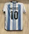 Messi Printed Argentina Home Kit 2022 World Cup Qatar. 