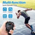 Stopwatch Digital Electronic With Timer To Compass With Rope for Gym Sportc- Sold By Watch House. 