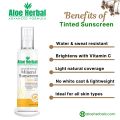 Aloe Herbal Mineral Sunscreen Tinted. 