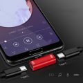 NEW Headset Type1 Headphone Charging Adapter Type Dual Universal C2 Combo Splitter Aluminum Alloy C Audio Converter. 
