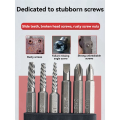 6in1 Screwdriver Set 1/4-Inch Impact Drive Rusted Stuck Fasteners. 