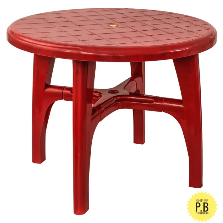 Dolphin%20Round%20Molded%20Plastic%20Table%20With%20Sturdy%20Legs%20-%20Image%205