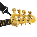 (GGBR) Lighted Rockin' Skeleton Guitar with Sound Halloween Decoration Halloween Skull Electric Guitar Pendant Props. 