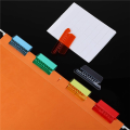 (GGBR) 120 Sets Hanging File Tabs and Inserts,Colorful File Folder Labels Filing Tabs for File Identification, Easy to Read. 