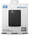 WD 500GB Elements Portable External Hard Drive - USB 3.0. 