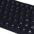 Foldable Flexible USB Wired Silicone Water-resistant Washable Keyboard. 