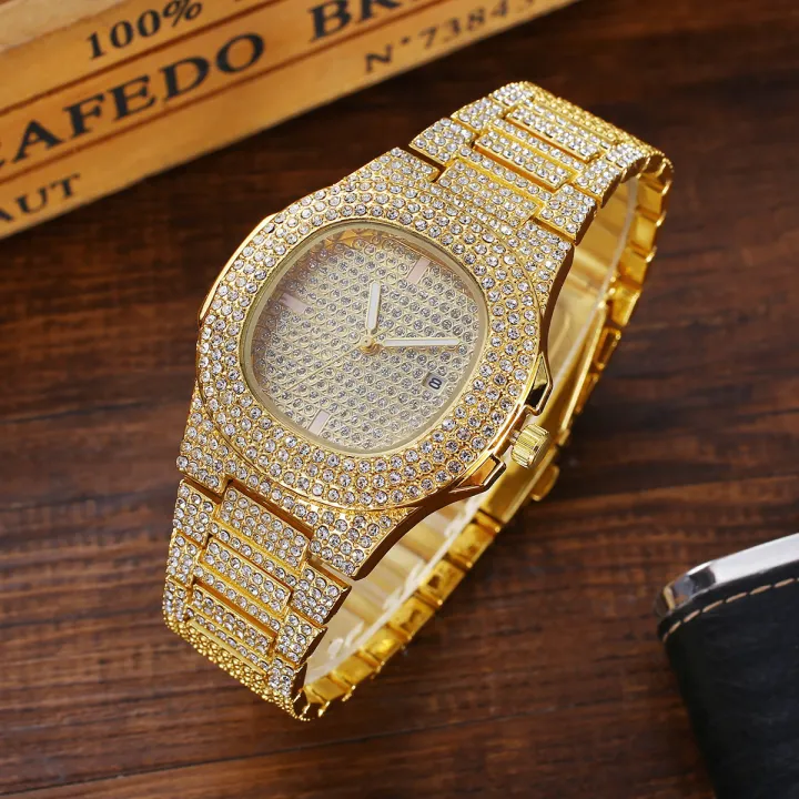 %E3%80%90popular%20bestseller%E3%80%91Hip-Hop%20Punk%20Watch%20Set%20with%20Diamond-Encrusted%20Alloy%20Steel%20Watch%20Large%20Dial%20%202pc%20et%20Full%20Diamond%20%5BTop-notch%20quality%5D%20-%20Image%203