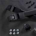 1Set Shoes Skating Buckle Parts Energy Leash Snowboard Binding Belt Roller Strap. 
