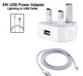 Apple iPhone Adapter / Charger/5W 3PIN Adapter. 