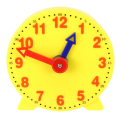 Wurrpopy-4pcs 4 Inch Student Learning Clock Time Model Teacher Gear Clock 12/24 Hour School Learning Tools. 