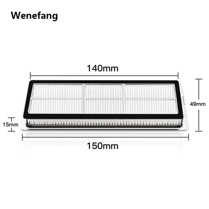 Wenefang For Xiaomi Mijia 1C STYTJ01ZHM Side Main Brush Water Tank Mop Cloth HEPA Filter Parts Kit Robot Vacuum Cleaner Accessories