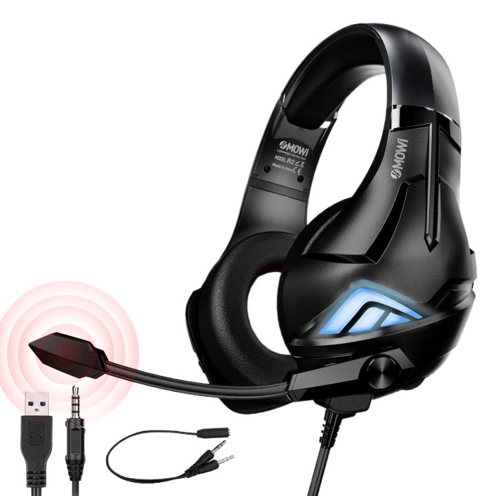 Plextone Xmowi R2 Rgb Lighting Gaming Headset Omnidirectional