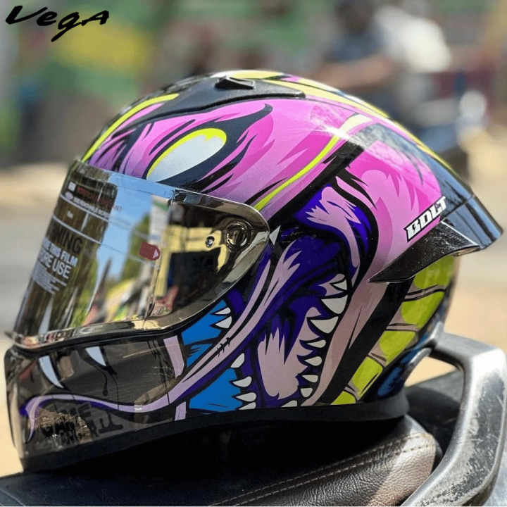 Vega Bolt Game Changer Black Helmet