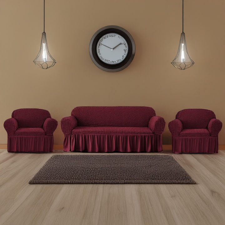 Sofa Cover Set 3+1+1 Durable and Stylish Furniture Protector