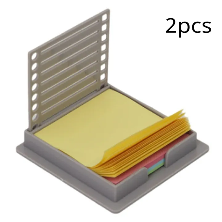 Notepad With Dispenser Sticky Note Dispenser with Stencil Sticks Template Self-Adhesive ...