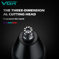 HOT Original VGR Ear Eyebrow Nose Hair Trimmer Electric Beard Grooming For Facial Body Stubble Trimmer For Men Rechargeable Kit. 