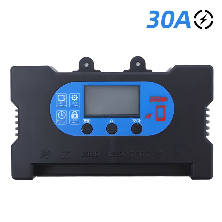 30A solar intelligent voltage regulator