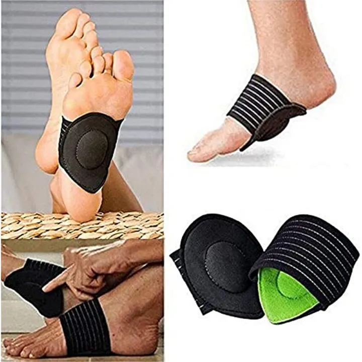 Foot Arch Support Plantar Fasciitis Heel Pain Aid Foot Run-Up Pad