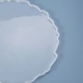JINMY 2X DIY Crystal Epoxy Mold Compote Swing Table Round Lace Coaster Table Decoration Silicone Mold. 