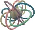 Cute Baby hand Grip Ball Manhattan ball toy Freshman puzzle early education Hand grip training 0-1 years 3-6-12 months baby toys. 